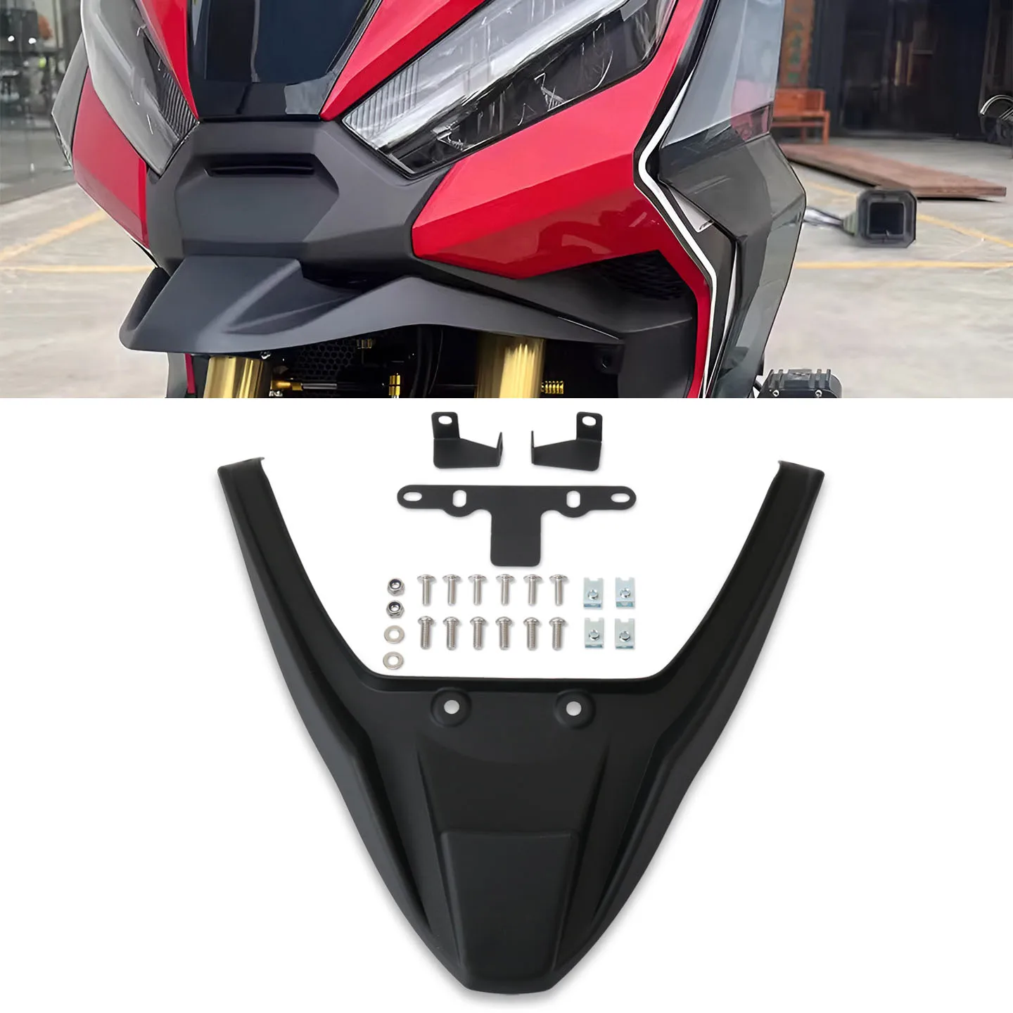 

Motorcycle Accessories Wheel Extender Front Fender Beak Fairing Cowl Extension Cover For XADV750 X-ADV750 XADV 750 2021-2024