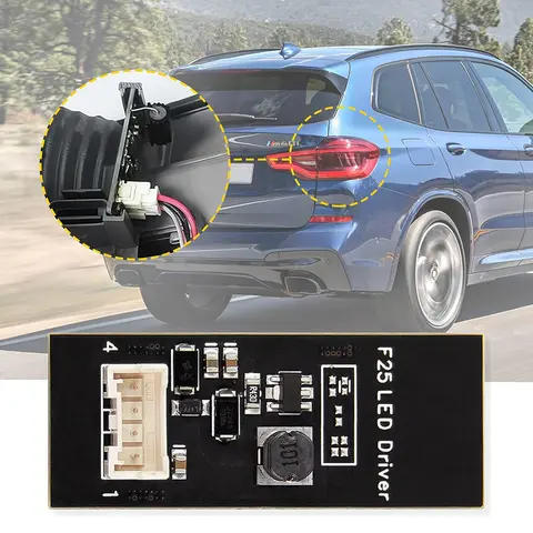 BMW X3 F25 차량용 LED 후면 드라이버 보드 테일 라이트, 2011-2015 테일 라이트, LED 칩 B003809.2, 자동차 테일 라이트 액세서리, 1PC BMW X3 F25 차량용 LED 후면 드라이버 보드 테일 라이트, 2011-2015 테일 라이트, LED 칩 B003809.2, 자동차 테일 라이트 액세서리, 1PC