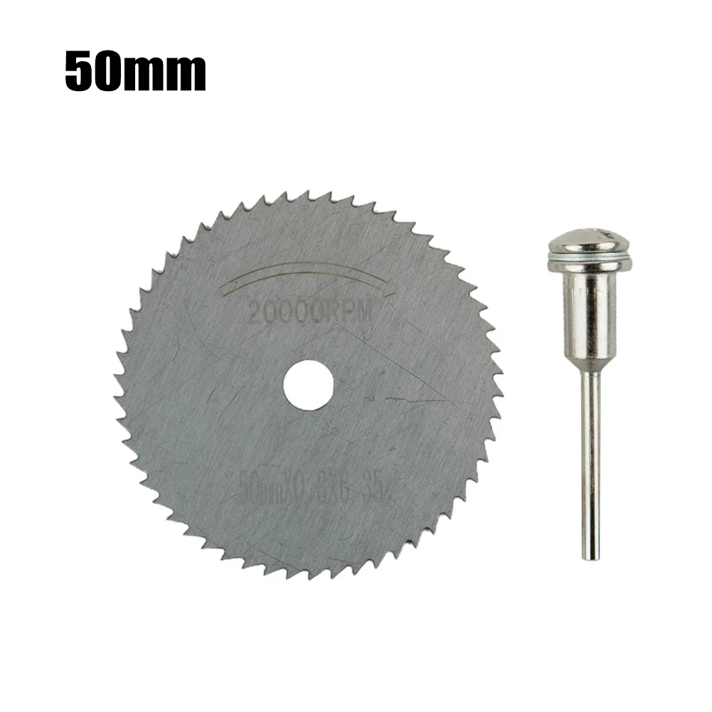 50/60mm HSS Mini Cutting Discs Circular Saw Blade Connecting Rod Set For Cutting Metal Gypsum Board PVC Pipe Wood Power Tool