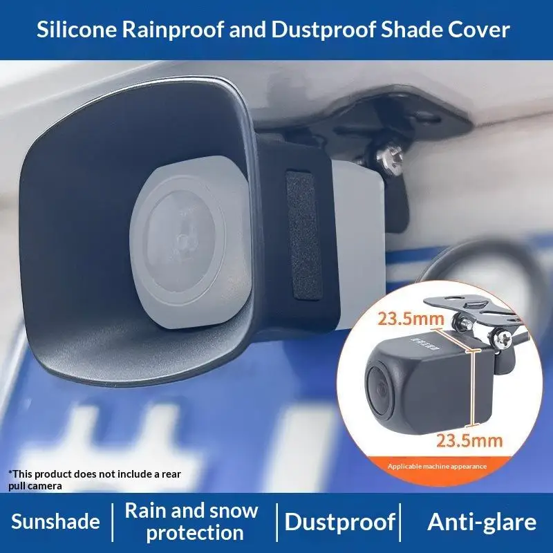 Waterproof Silicone Cover for Universal Car Rear View Camera Anti-Collision Rain Resistant Protector for Auto Accessory