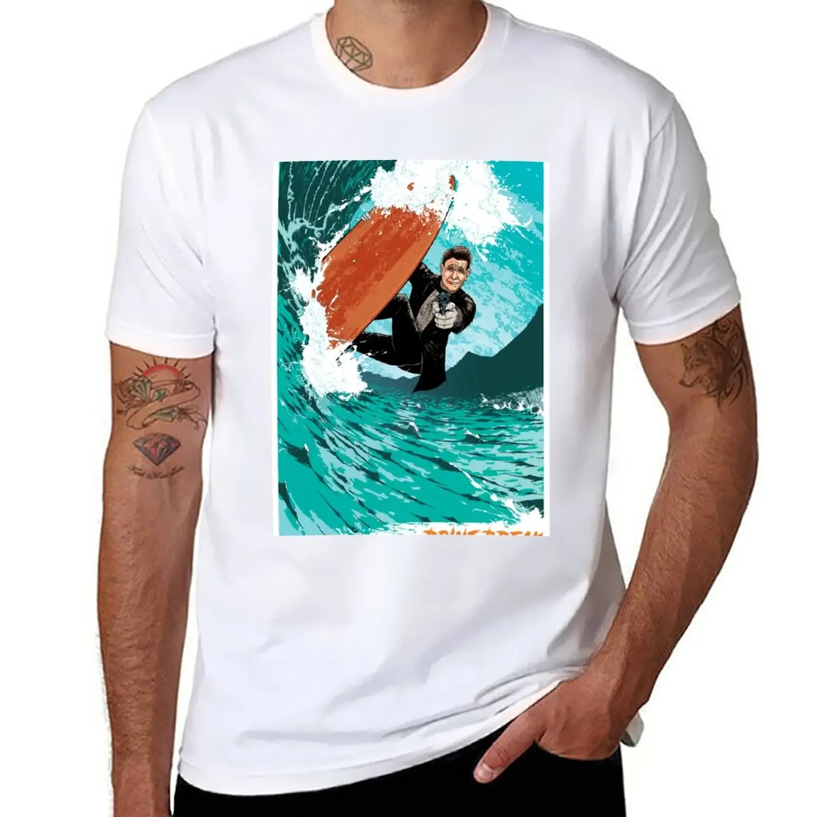 New Point Break poster drawn by Sean McArdle T-Shirt kawaii clothes boys animal print shirt men t shirts