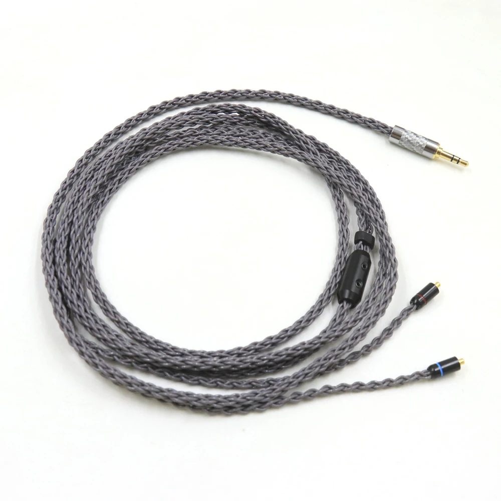 

New 2.5mm 4.4mm XLR OCC Single Crystal Silver MMCX Cable for SE315 SE535 SE846 Earphones Headphone Cables Cord