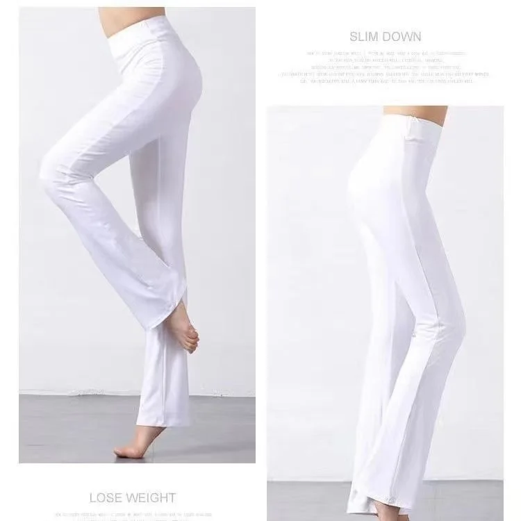 

Yoga Pants Extra Long Women Simplicity Girls Christmas Liner Dyed Dopamine Quality Chic Rock Pantalon Femme White Skintight Vibe