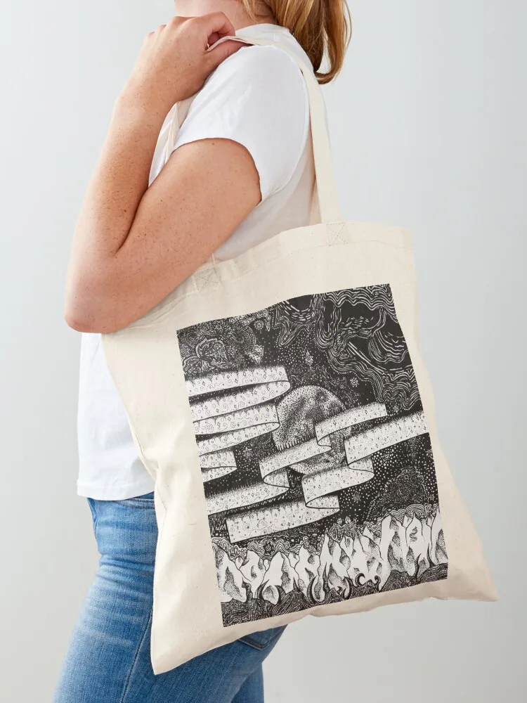 

Northern lights Tote Bag Cloth bags free delivery bags custom fabric bag Women's beach bags