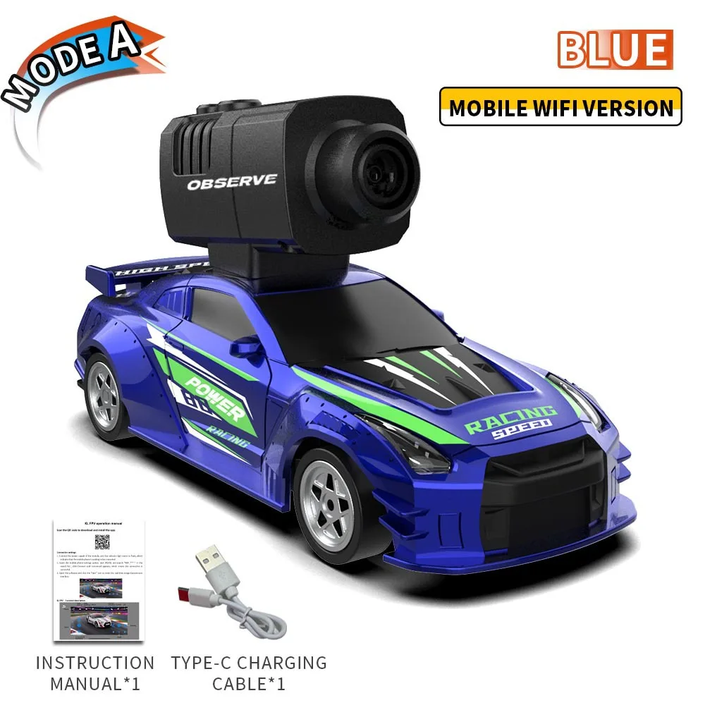 

JJRC C8827pro Drift Car with Camera&Gyro 4WD 24G Full-scale Drift Racing Remote Control Car Christmas Boy Toys(A Edition) RC