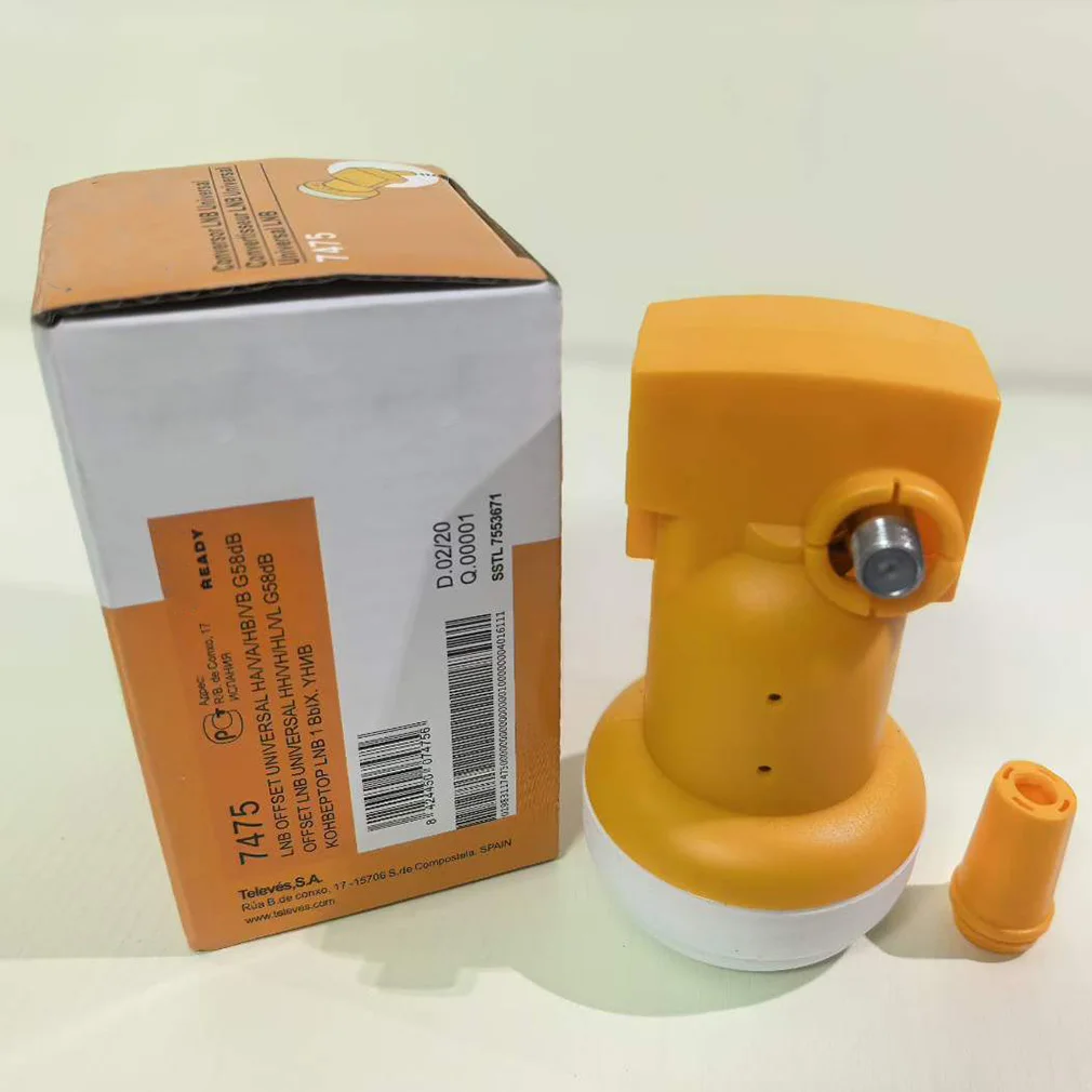 

Hot 4K Ultra HD L9.75/10.6 KU LNB Satellite TV Receiver Universal KU-BAND Single LNB Linear ConverterDish LNB Digtal Wholesale