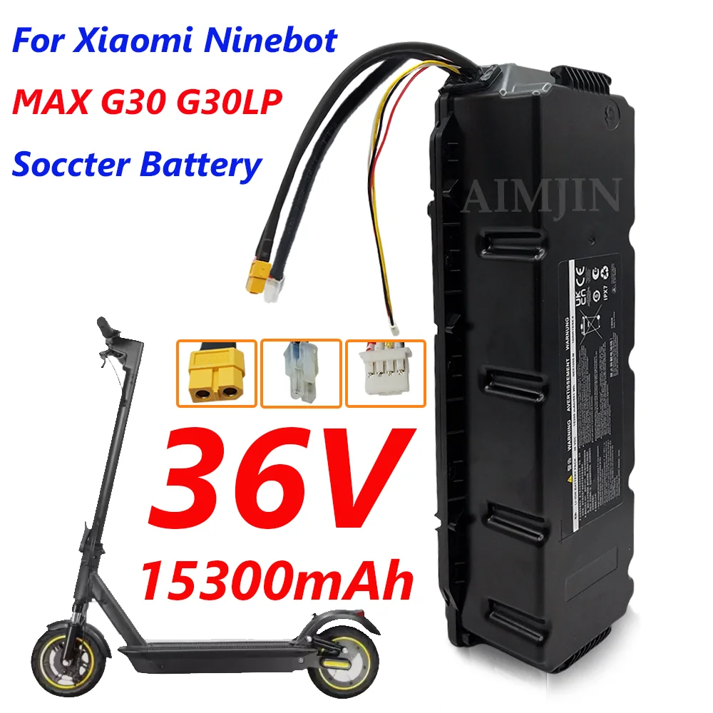 

10S6P Li-ion Battery Pack 36V 15.3Ah Original Battery For Xiaomi Ninebot G30 MAX No. 9 Electric Scooter Special Battery