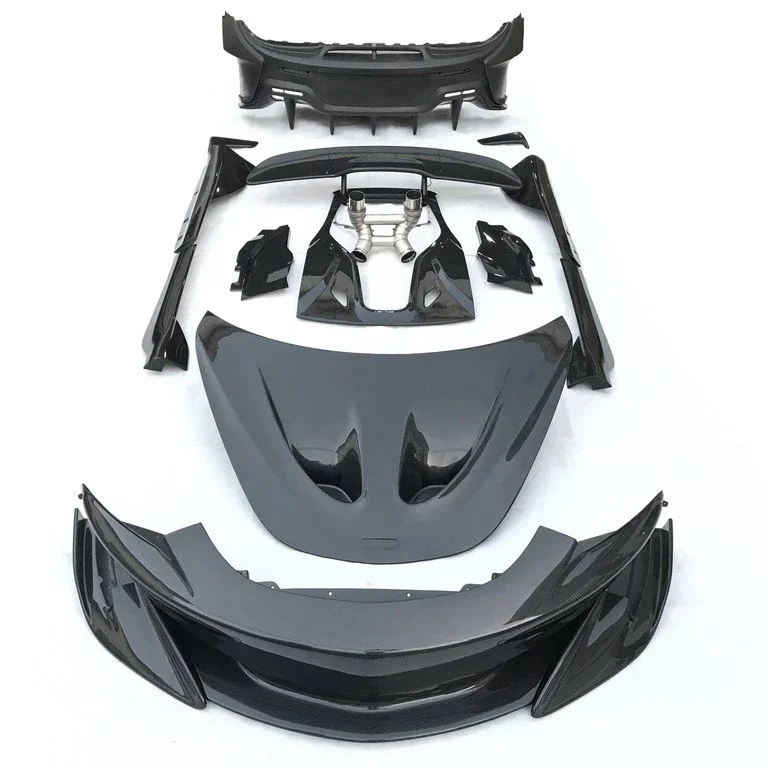 

High Quality 600LT Style Dry Carbon Fiber Car Bumpers Body Kit Upgrade To 540C/570S