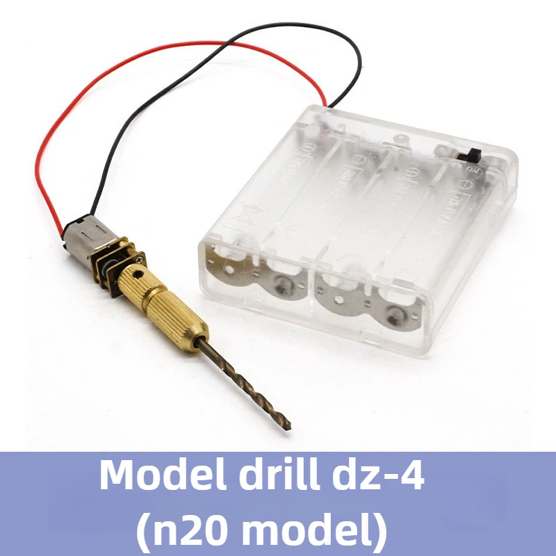 DIY Model Drill DZ-4 (N20 Style) - Science Experiment Kit, Assembly Tool, Educational STEM Toy for Kids & Adults