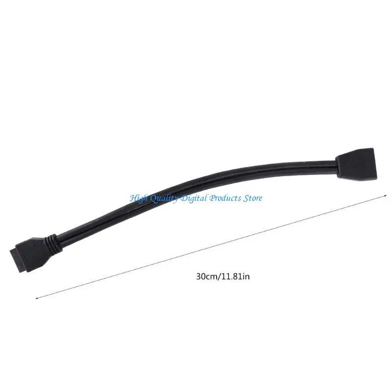 U2JE耐久性USB 19pin拡張コードUSB 19pin 20pinゲーマーおよびコンピューターメインボード電源用男性女性コンバーター