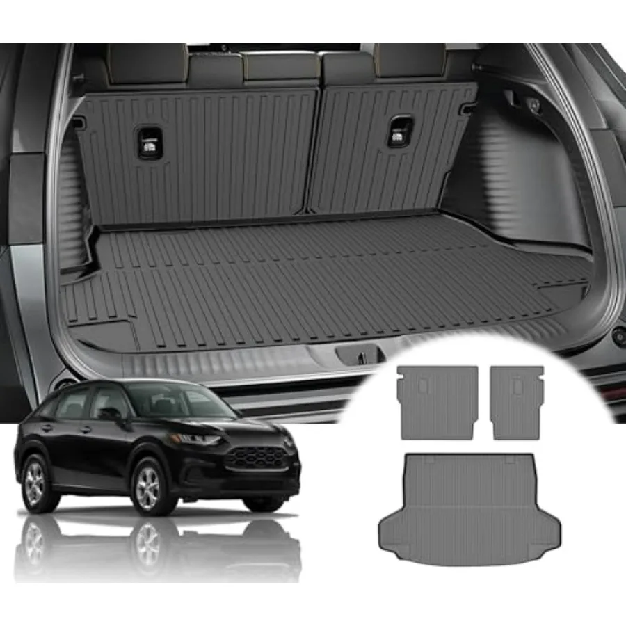 

2025 HRV Cargo Liner Backrest Mat for Honda HR-V 2023-2026 Acura ADX 2025 - All Weather Protection TPE Trunk Liner with 2nd Row