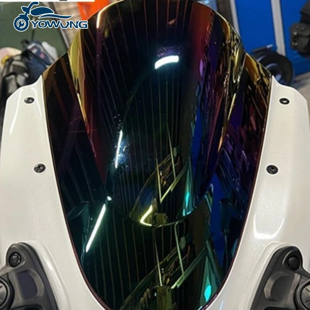 

Motorcycle Accessories R15V3 Windscreen FOR YAMAHA R15 V3 R15V3 2017 2018 2019 2020 2021 Windshield Wind screen Deflector