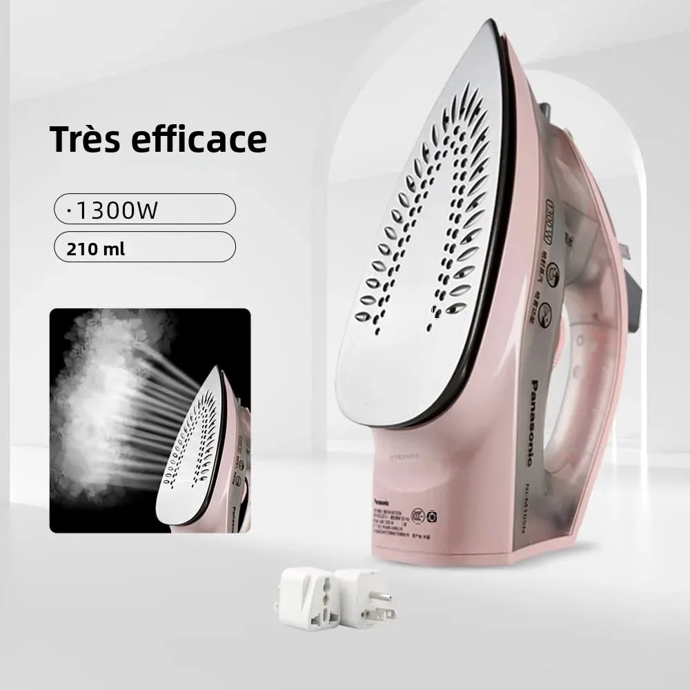 Panasonic fer électrique Portable Mini vêtement vapeur fer à vapeur pour vêtements fer réglable en céramique semelle fer Panasonic fer électrique Portable Mini vêtement vapeur fer à vapeur pour vêtements fer réglable en céramique semelle fer