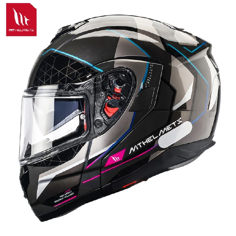 2025 MT ATOM SV Flip Up Motorcycle Helmet ECE DOT Certification Dual Len Off-Road helmet Cascos para motos Capacetes Casco moto