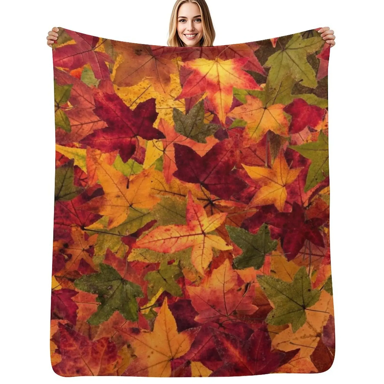 fall Throw Blanket Decorative Soft Throw Blanket for Couch Sofa
