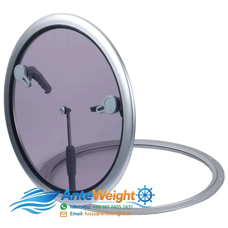 MARINE Aluminum Frame Marine Boat Windows Square Deck Hatch Porthole Window marine accessories for boat Yacht ship RV