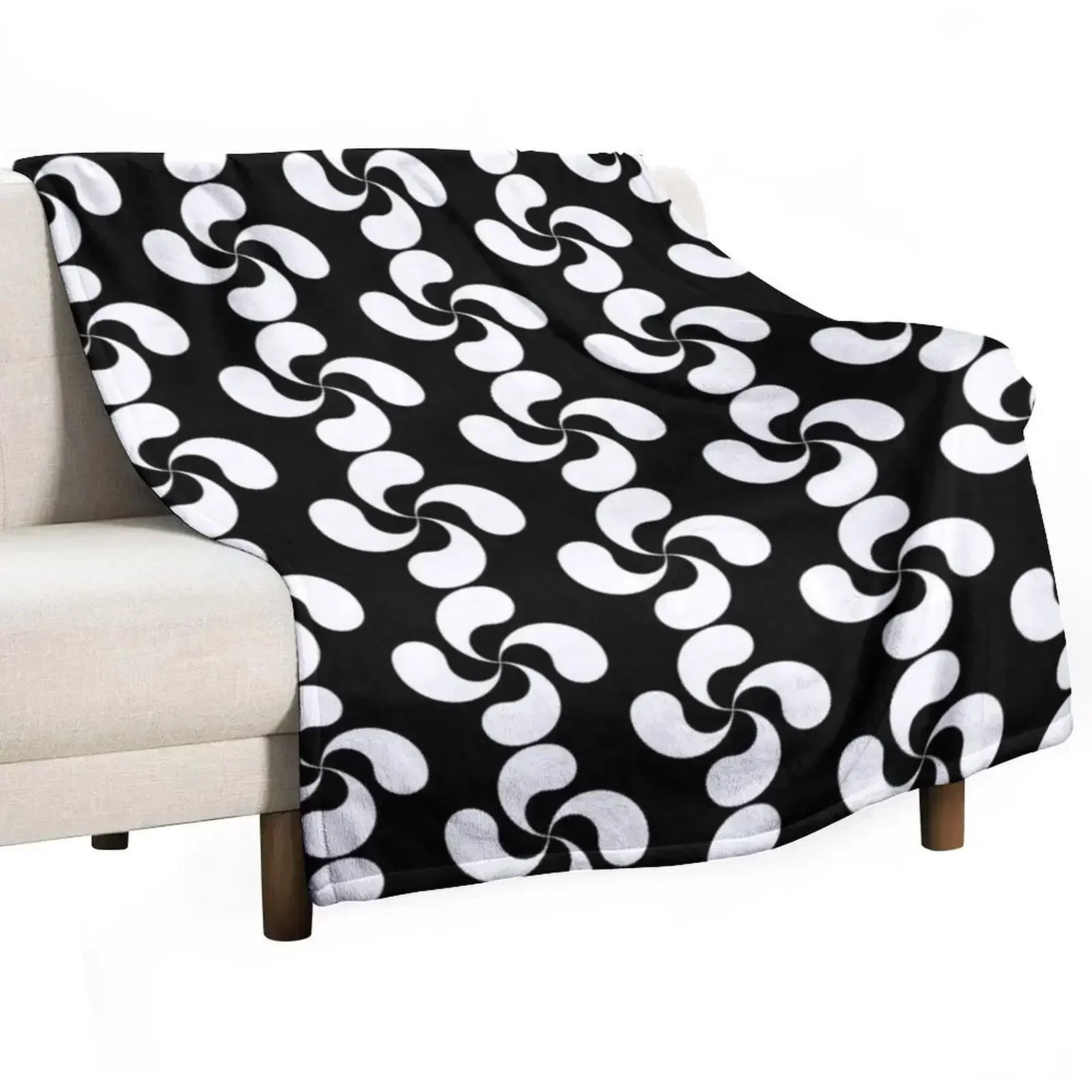 Basque Cross Lauburu Euskadi Throw Blanket Vintage Hairys Warm For Baby Decorative Throw anime Blankets