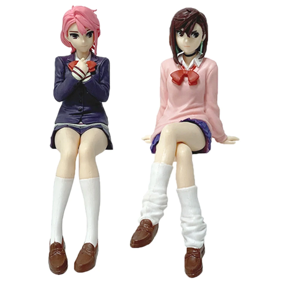 Auffällige Party-Anime-Figur in sitzender Pose: Ayase Momo Ai Luo PVC-Modell Desktop-Figur, niedliches Ornament, Anime-Zubehör