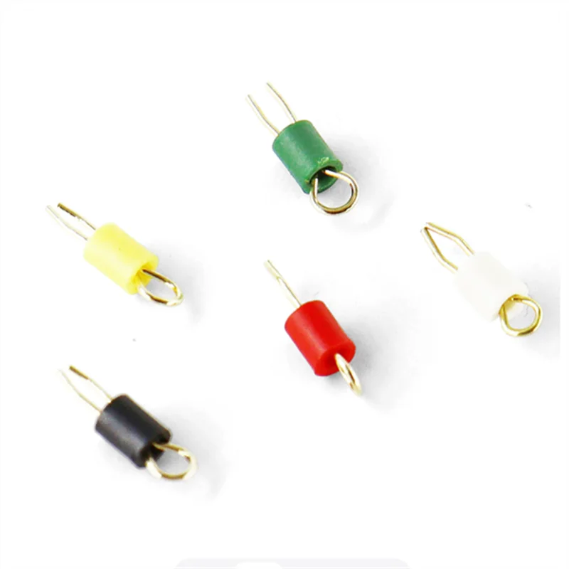 10PCS/LOT Test ring 1.6MM silver plated 1.0MM test needle high temperature resistant PCB terminal flame retardant test point
