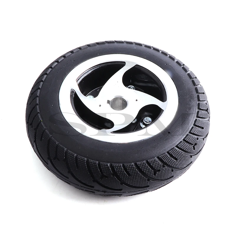 Electric Scooter 8 inch Solid Tyre Wheel 200x50 Non-pneumatic tire With Aluminium Alloy keyway Wheel Hub Electric Vehicle Parts