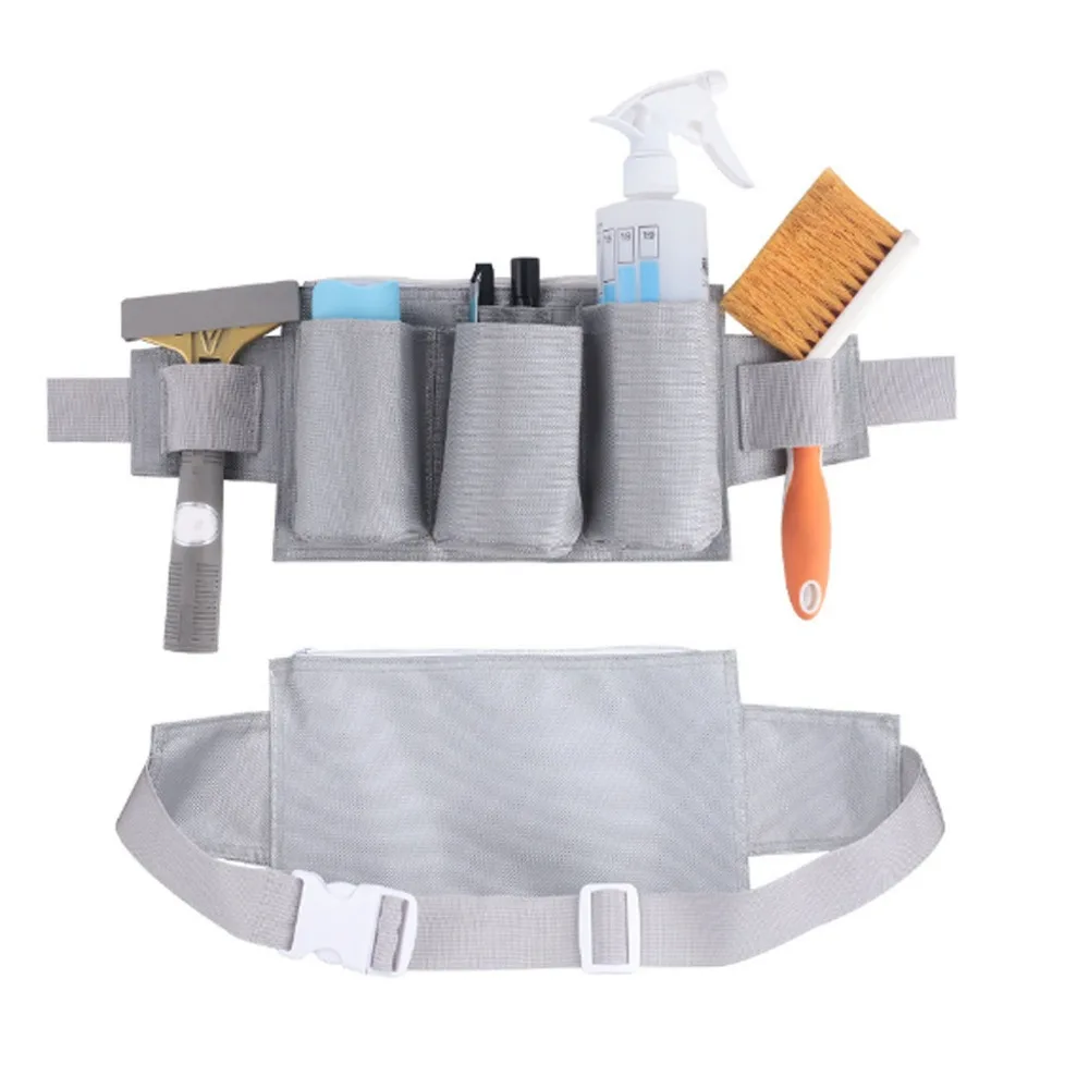 أكسفورد القماش تنظيف أداة الخصر حقيبة متعددة الأغراض الأشرطة قابل للتعديل البستنة أداة حزام مقاوم للماء حقيبة أدوات حديقة الحرفية #1