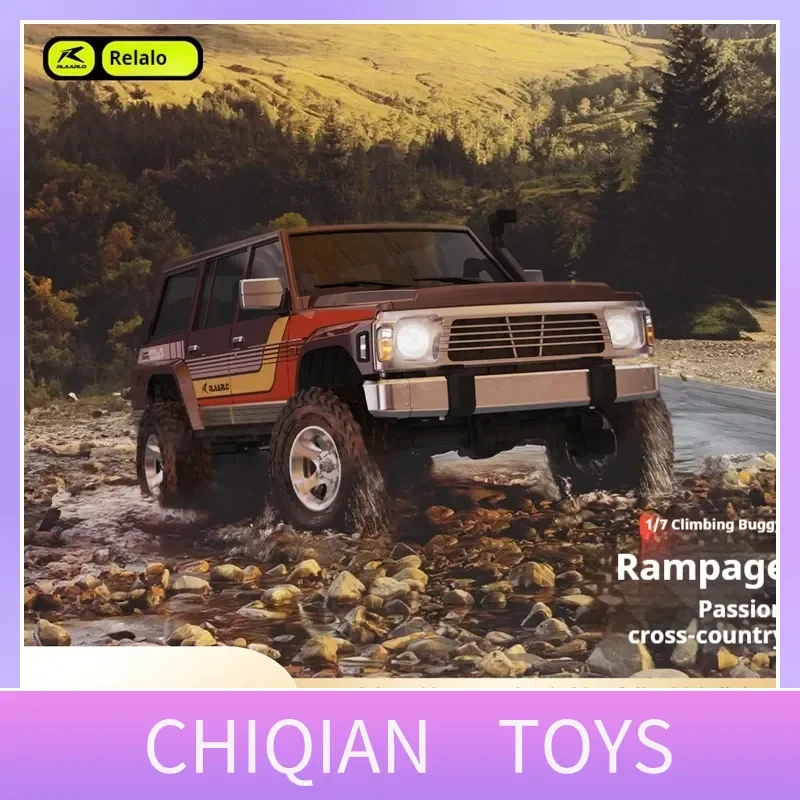 

Ruilaluo Tk07 1/7 моделирование радиоуправляемый пульт дистанционного управления электрический полный привод альпинистская модель внедорожника подарок для мальчика