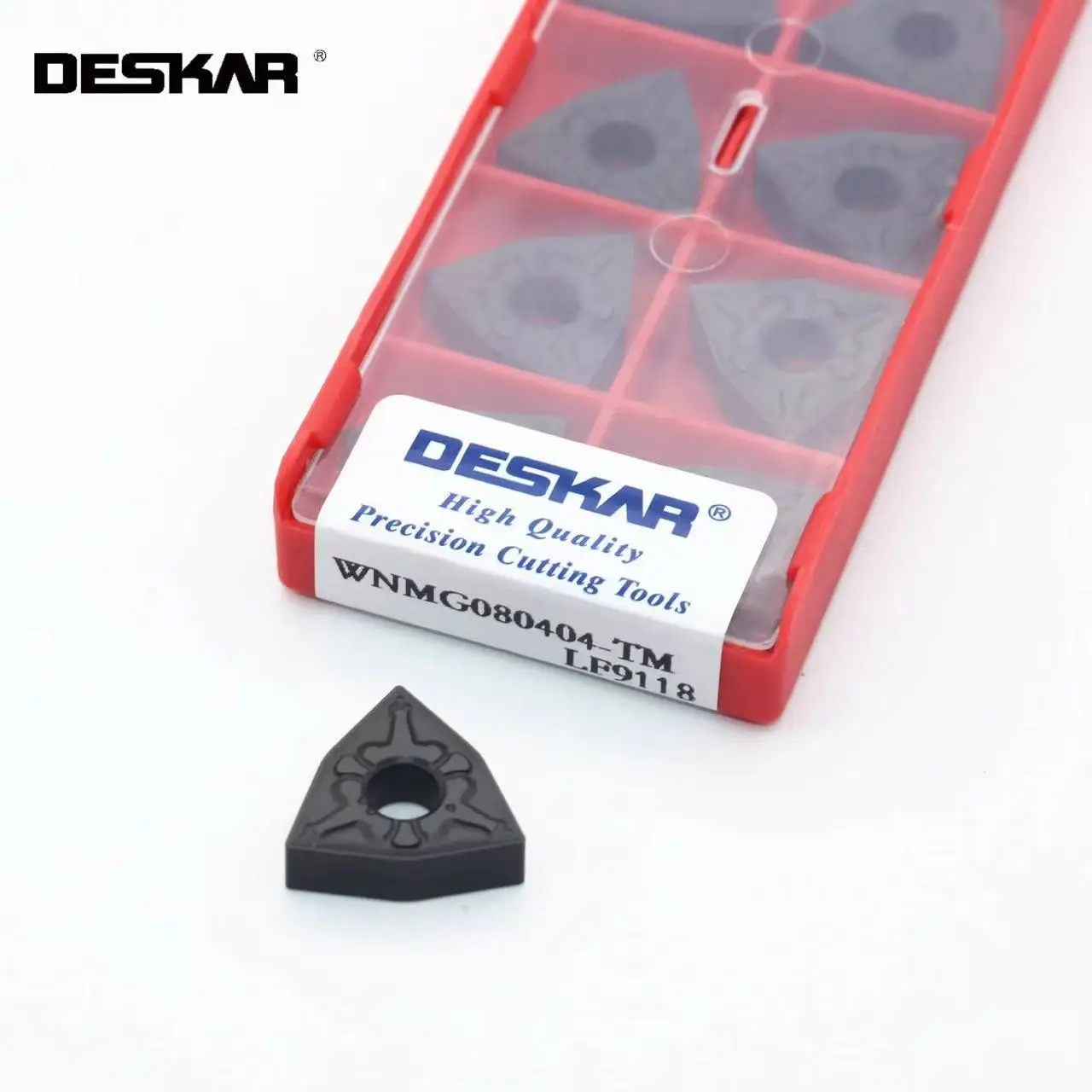 DESKAR WNMG080404 WNMG080408 WNMG080412 PR CQ HQ LF9118 CNC Lathe Cutter Cutting Carbide Inserts Turning Tools For Steel Parts