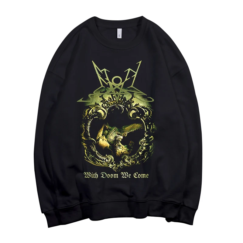 Summoning Sweatshirts Bathory Pullover Tops Casual Harajuku Streetwear Hip Hop Heavy Metal Hoody Tops