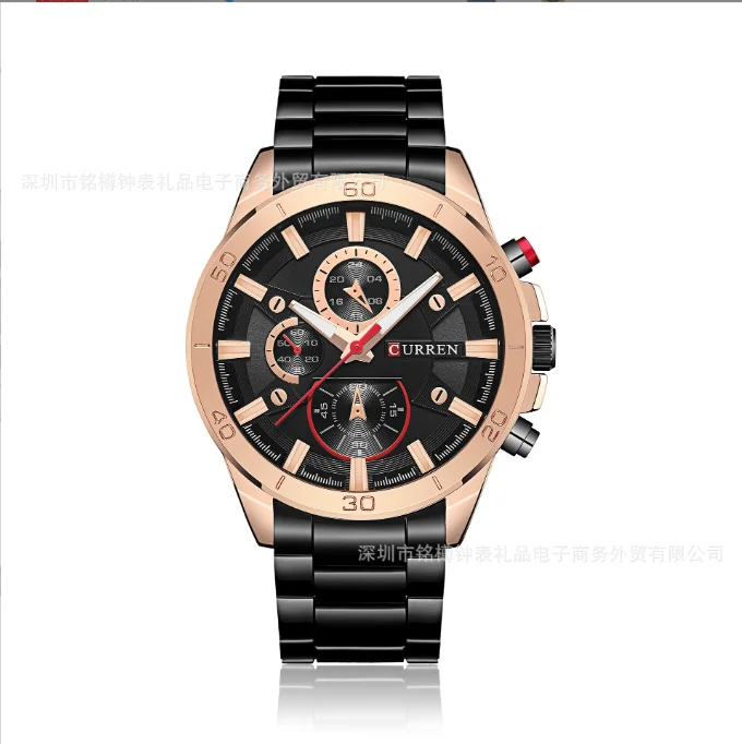 

Hot selling 2024 new fashionable waterproof business men's quartz watch Shipped within 48 hours