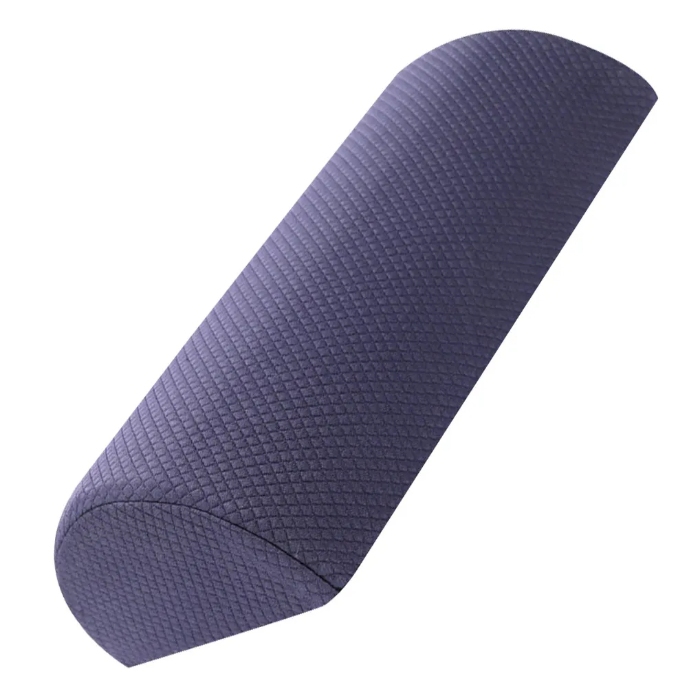 

Подушка для ног из пены с эффектом памяти, портативная, полурулонная, для поддержки поясницы, для беременных, пожилых людей, комфортная для использования в кровати, офисе, автомобиле