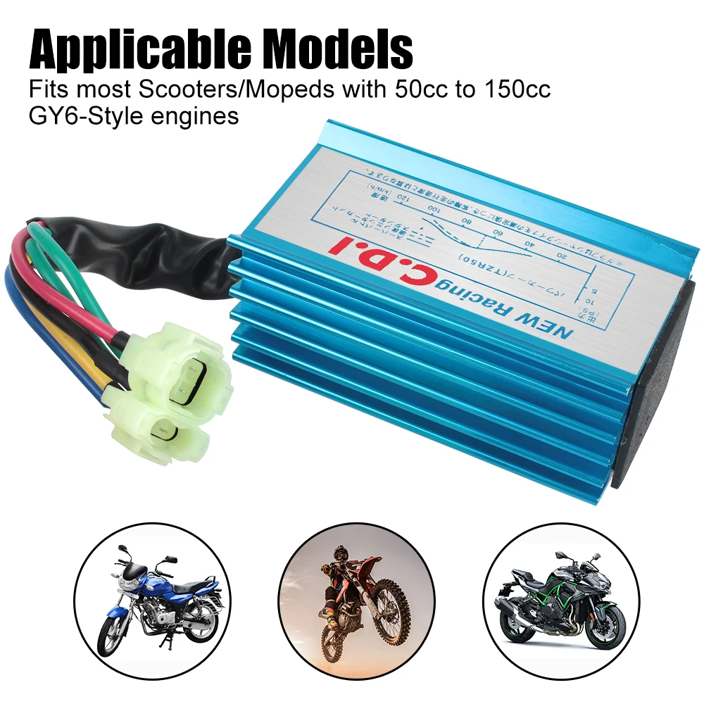 

Катушка зажигания мотоцикла для 50cc 70cc 90cc 110cc 125cc 150cc Honda XR50 CRF50 CDI электрический жгут проводов 6-контактный
