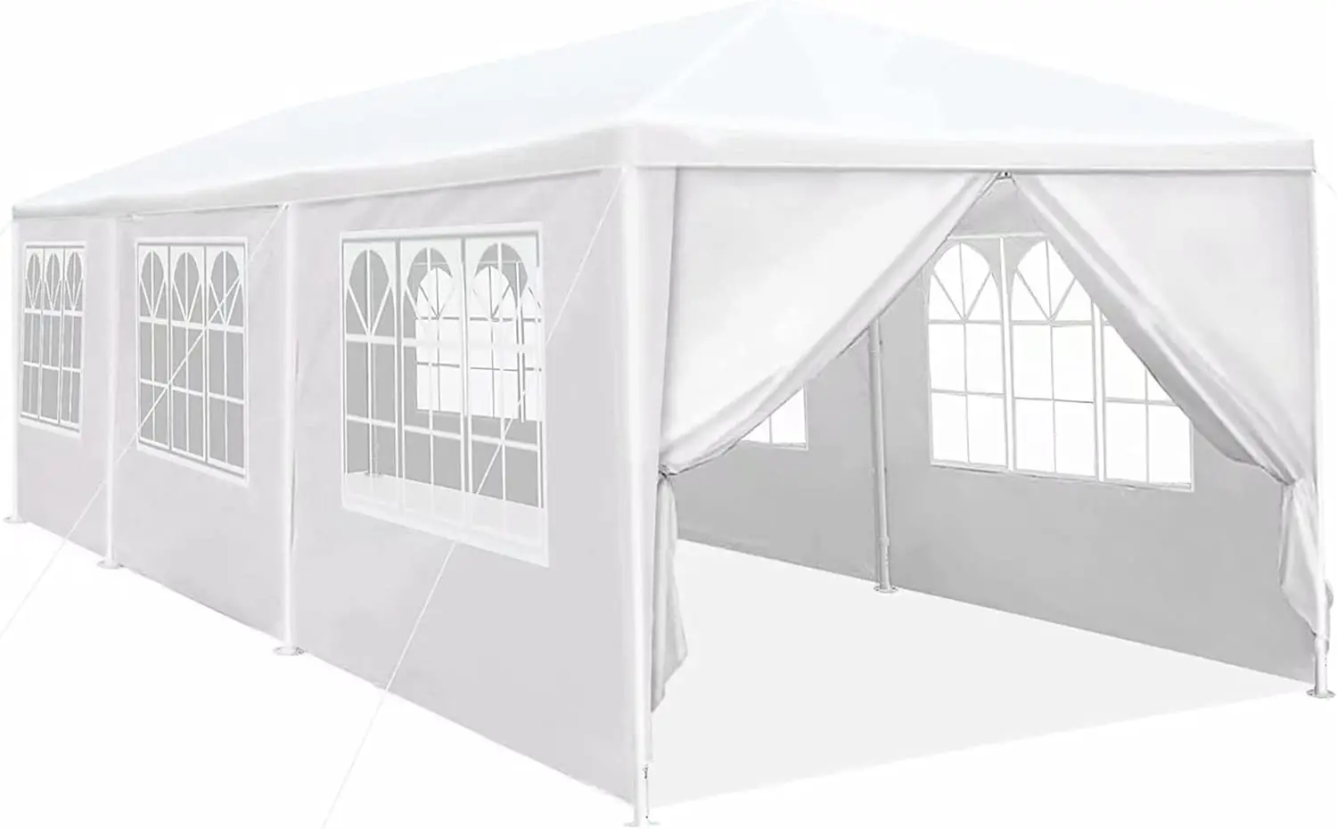 Tenda per feste 10x30 tenda per Patio per matrimoni Gazebo per tettoia per posto auto coperto all'aperto con lato 8 pareti rimovibili