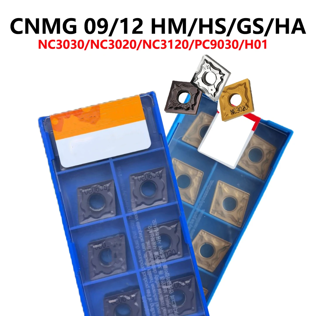 Original Carbide Inserts for Tools Holder CNMG090304 CNMG120404 CNMG120408 CNMG120412 HM HS HA GS GM NC3030 NC3020 PC9030 PC5300