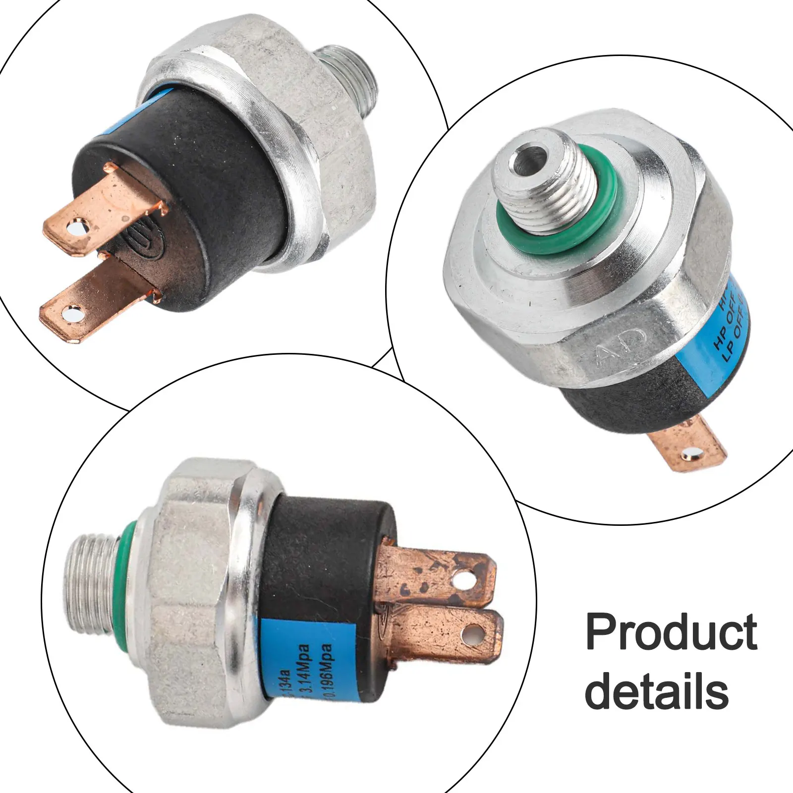 AC Maintenance AC System Switch About 11mm Or 9mm Easy Installation Process OEM Compatibility For Air Conditioning System