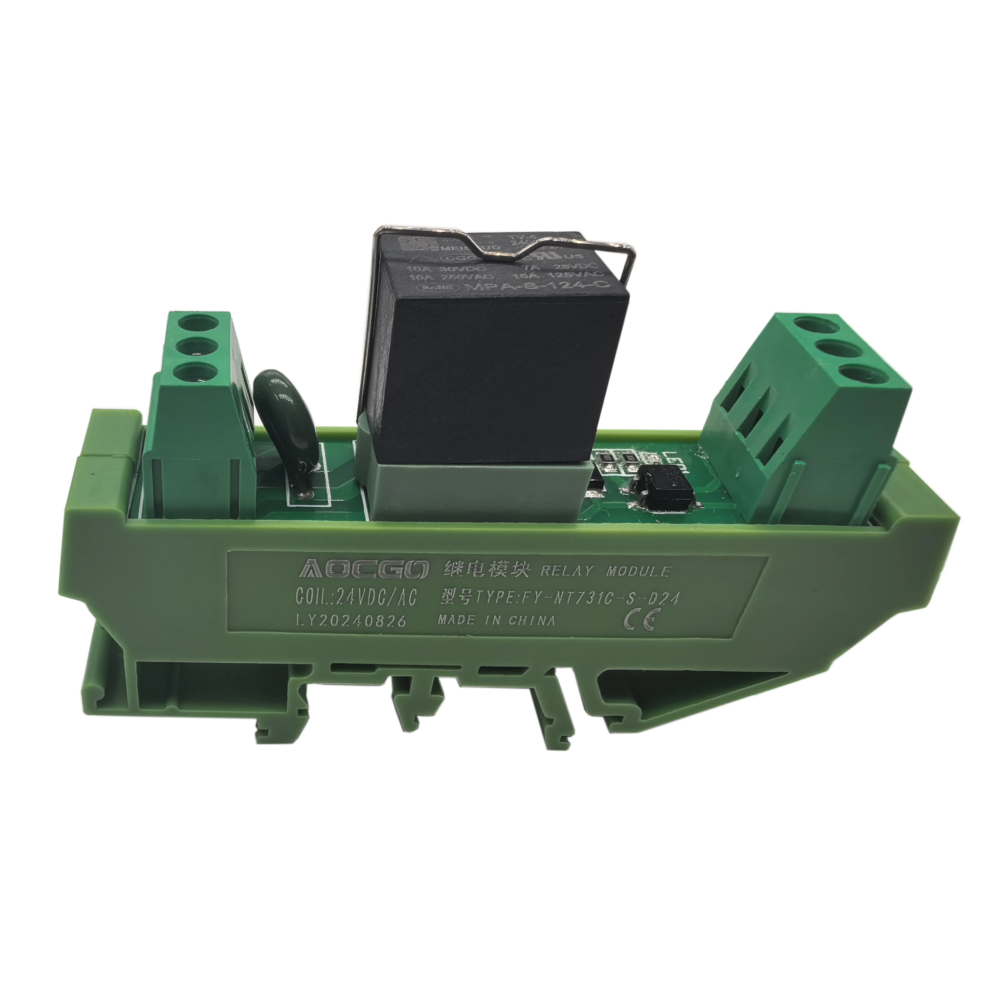 1 channel T73 24VDC 10A 250VAC/30VDC Interface relay module