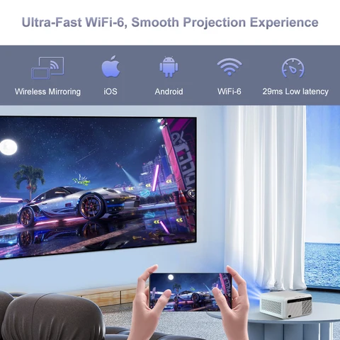 Flixtone D9W Mini Pro Проектор 2700 ANSI Full HD