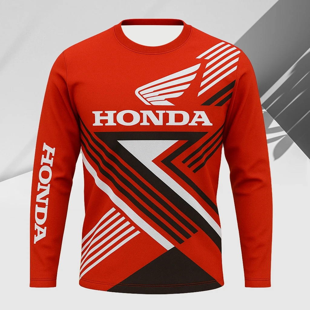 

2026 Latest Honda Off-road Motorcycle Long Sleeve Top Quick Dry Breathable Clothing for Mountain Bike and Downhill Sports