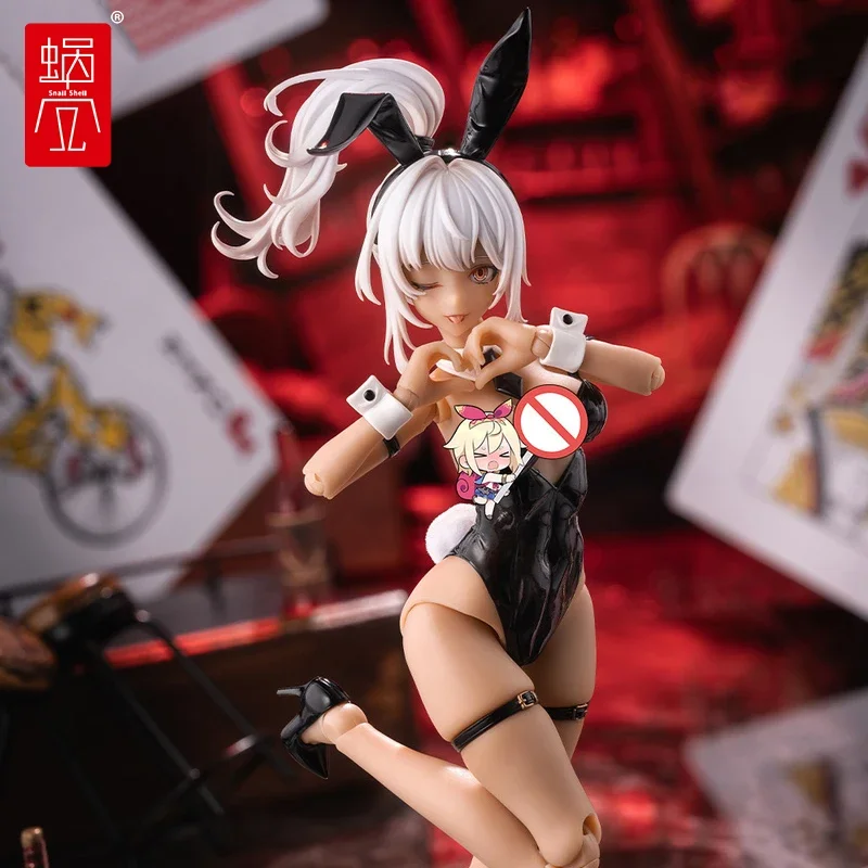 

Original Genuine Snail Shell Bunny RA-01B Aileen Heterochromatic Version Assembly Action Figure PVC Collectible Model Dolls Gift