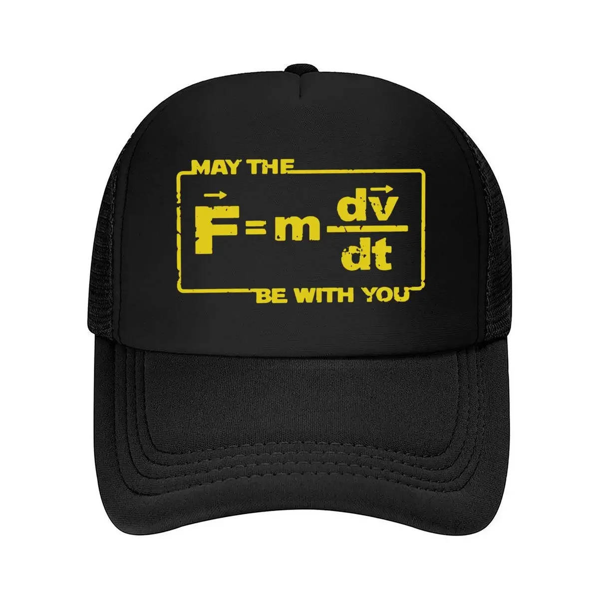 Physics Force Science - Inspired, Formula Graphic Art Mesh Baseball Cap