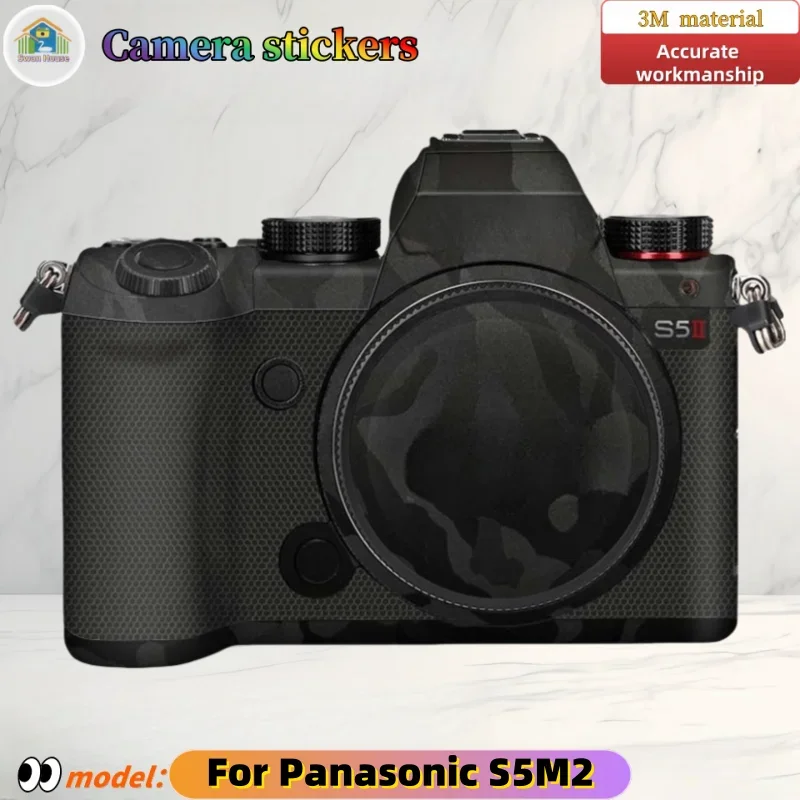 For Panasonic S5M2 Camera stickers, DIY skin,Precision tailoring wear-resistant protective film