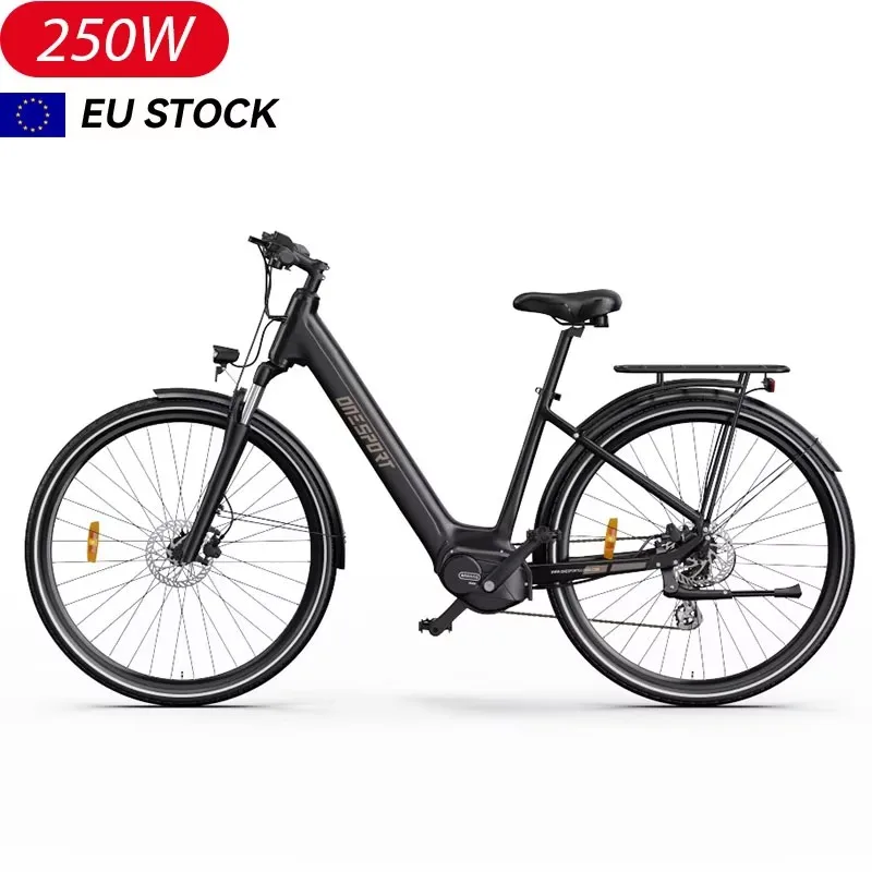 

Electric Road Bike 250w Central Motor Ebike 36v Disc Oil Brake Electric City Bike