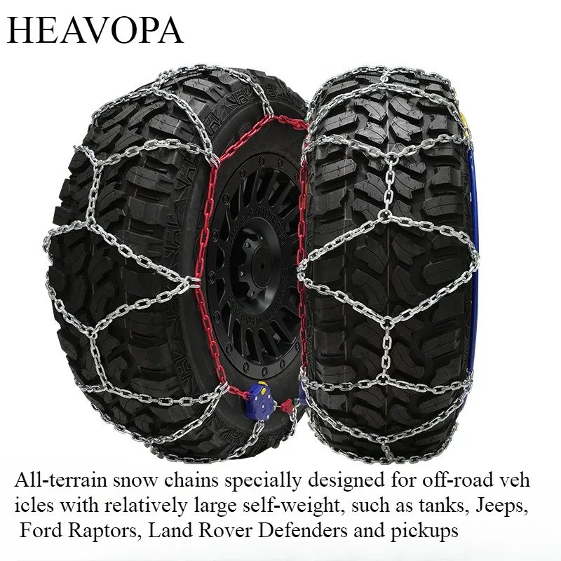 

All-terrain snow chains for off-road applicable to tire models of265/70R16 265/75R16 275/70R16