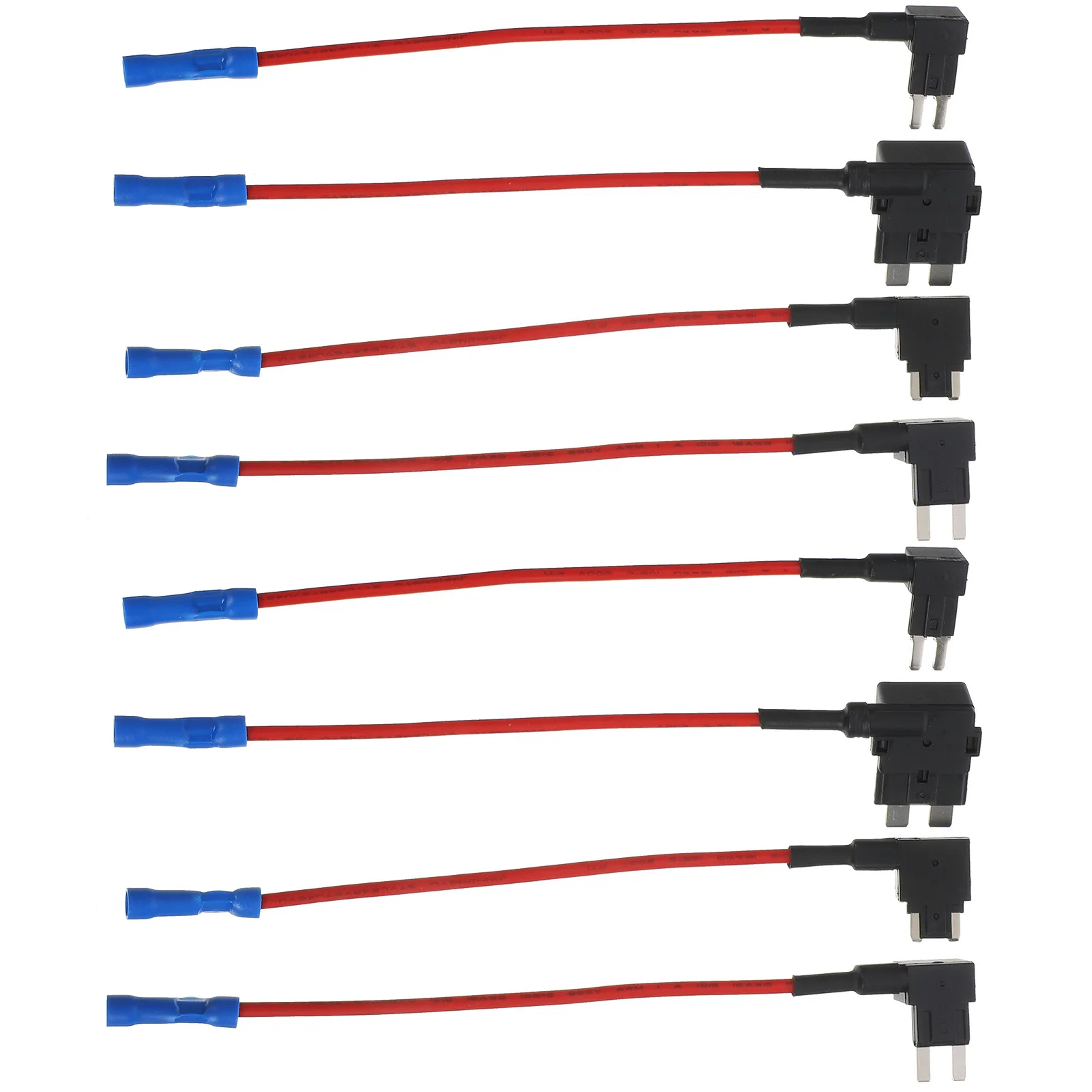

8pcs Automotive Fuse Holder Heavy Duty In-Line Fuse Tap Kit For Car Circuit Protection Standard Socket Adapter Dash Cam Wiring