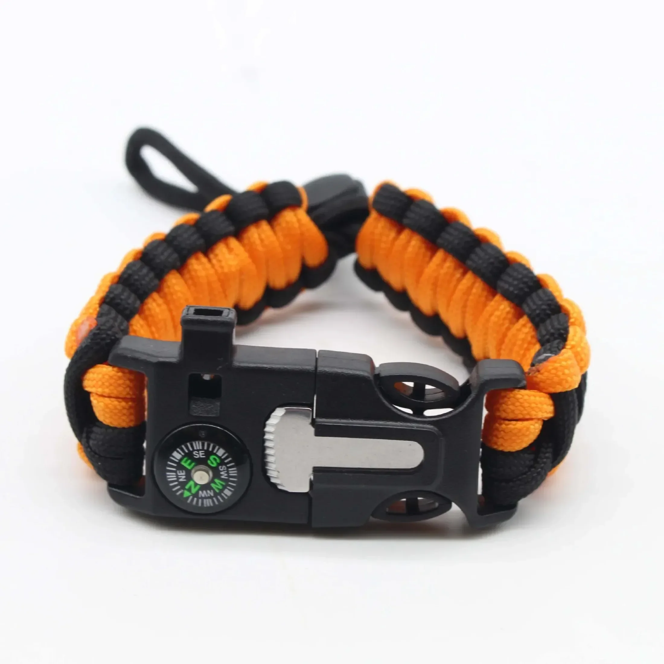 Men Women Outdoor Adjustable Survival Umbrella Rope SOS Bracelet Emergency Rescue Bracelet Compass Sport Whistle Bracelets