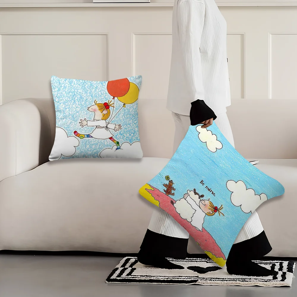 Art C-Coco-chan Decoration Room Home Sofa living Office Car Nordic Simplicity Pillow Cover