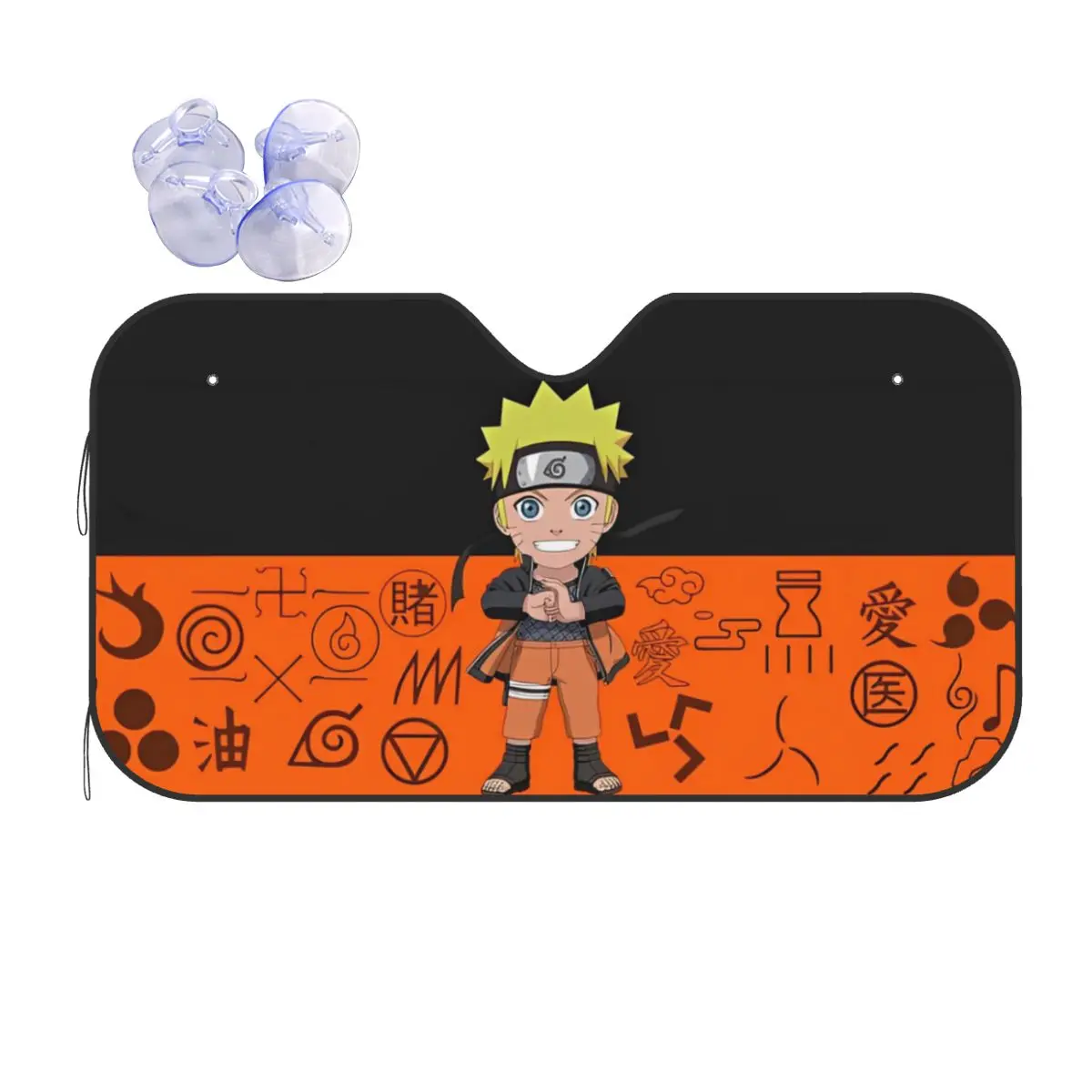

Uzumaki Narutoes Windshield Sunshade Manga Personality Cover Front Block Window Car Window Windscreen Cover Heat Reflector