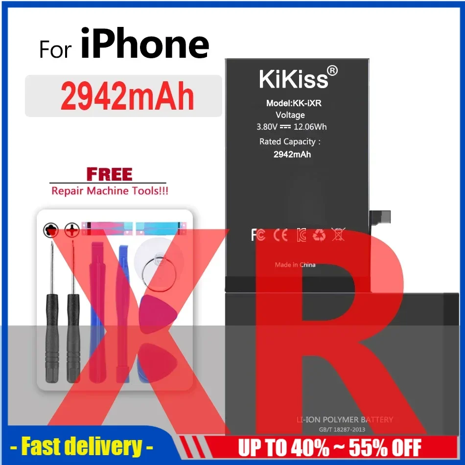 

Аккумулятор мобильного телефона XR для iPhone XR, 2942 мАч, полная емкость