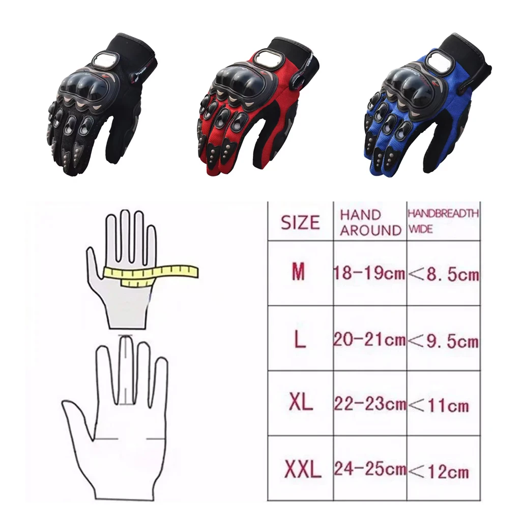 قفازات ركوب الدراجات النارية الصيفية القابلة للتنفس مع حماية من الصدمات ونسيج سريع الجفاف وجيد التهوية لعناصر القيادة وركوب الدراجات #6