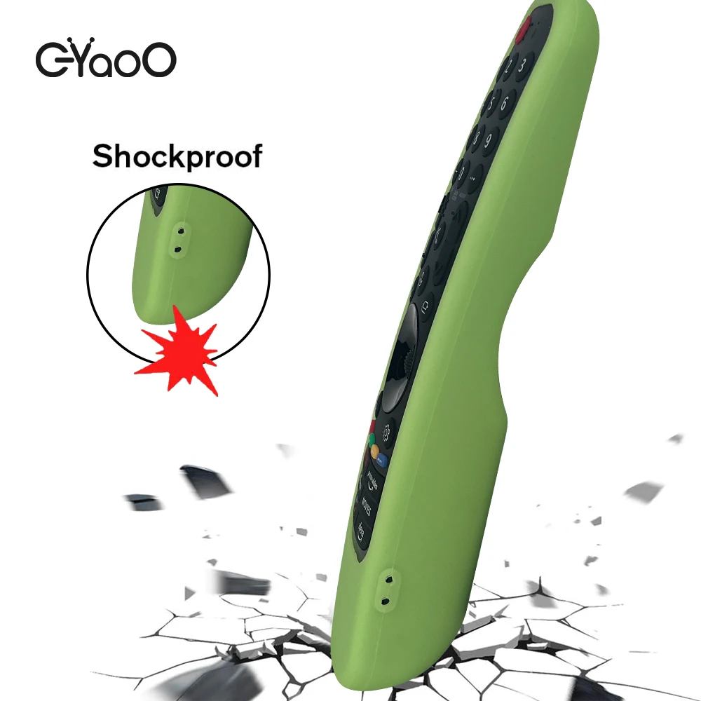 Silicone Protective TV Remote Case Compatible with LGTV AN-MR21GA MR22GA Smart TV Cover Magic Remote Case Sleeve Holder