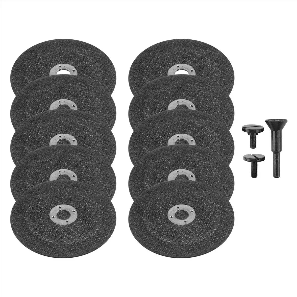 ✼3 inch Cut Off Wheels with 1/4 inch Mandrel Kit,Cutting Wheels Cutter Discs with 3/8 inch Arbor Hole 10pcs+1pack Mandrel